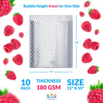 Load image into Gallery viewer, Thermal Bubble Mailer 11 x 15 Inches. Pack of 10 Metallic Bubble Mailers. Foil Insulated Mailers for Cold Shipping. Padded Envelopes Waterproof. Cold Insulated Shipping Bags