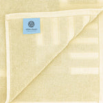Load image into Gallery viewer, Luxury Bath Mat Floor Towel Set Absorbent Cotton 22x34 inch 2 Pack Beige Color
