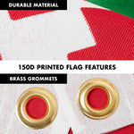 Load image into Gallery viewer, G128 Combo Pack: 6 Ft Tangle Free Aluminum Spinning Flagpole (Silver) &amp; Belarus Belarusian Flag 3x5 Ft, LiteWeave Pro Series Printed 150D Polyester  Pole with Flag Included