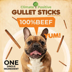 Load image into Gallery viewer, Gullet Sticks 100% Natural Beef Esophagus Dog Chews 6 in 24 Count Premium Dog