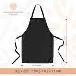 Load image into Gallery viewer, Black Aprons Bulk 12 Pack Commercial Chef Bib Apron for Kitchen One Size Unisex