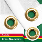 Load image into Gallery viewer, G128 3 Pack: Dominica Dominican Flag  3x5 Ft  LiteWeave Pro Series Printed 150D Polyester  Country Flag, Indoor/Outdoor, Vibrant Colors, Brass Grommets, Thicker and More Durable Than 100D 75D Poly