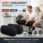 Load image into Gallery viewer, Shoe Washing Machine Bag 2 Pack for Washer &amp; Dryer Thick Padded Sneaker Laundry Bags with Mesh Panels Zipper Protective Shoe Washer Bag for Running &amp; Gym Shoes