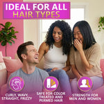 Load image into Gallery viewer, Rice Water Shampoo and Conditioner Set 16 Fl Oz Set of 2 Sulfate Free and Paraben Free Blend for Thinning Hair Volume and Thickness for Fine Hair Volumizing Salon Quality For Women and Men