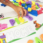 Load image into Gallery viewer, Letter Match Up See Spelling Words Interactive Word Builder Learning Alphabet