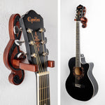 Load image into Gallery viewer, Guitar Holder Wall Mount Ash Wood Wooden Single Guitar Hanger Hook Stand Rack