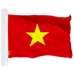 Load image into Gallery viewer, G128 Combo Pack: American USA Flag 3x5 Ft &amp; Vietnam Flag 3x5 Ft, Both Printed 150D Polyester, Indoor/Outdoor, Brass Grommets