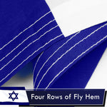 Load image into Gallery viewer, Combo Pack: USA American Flag 3x5 Ft 75D Printed Stars &amp; Israel (Israeli) Flag 3x5 Ft 75D Printed