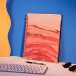 Load image into Gallery viewer, Aesthetic Planner Academic Year July 2024 June 2025 8.5x11 inch Marble Pink