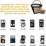 Load image into Gallery viewer, Reusable Coffee Filter Tone Basket GTF 10 12 14 Cup 612 Cup Cone Filters