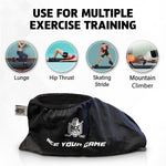 Load image into Gallery viewer, Slide Board Booties for Smooth Gliding (Reusable Washable)   Compatible with All Fitness Hockey Slideboards   Slip Over Shoe Design   One Size Fits All