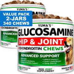 Load image into Gallery viewer, 2 Pack Glucosamine for Dogs with Chondroitin Joint Pain Relief Made in USA
