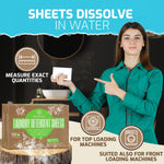 Load image into Gallery viewer, Laundry Sheets Fresh 100 Loads   Zero Waste Plastic Free Natural Soap Detergent