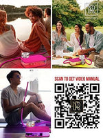 Load image into Gallery viewer, Pink Hookah Set Premium Portable Hookah Set With Everything And Travel Case