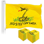 Load image into Gallery viewer, No Step On Snek Flag 3x5 Ft 10Pack Printed 150D Polyester By G128