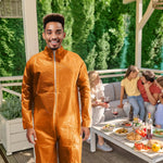 Load image into Gallery viewer, Medical Disposable Coveralls for Men and Women 3X Large Size Orange Suits 1 Pack