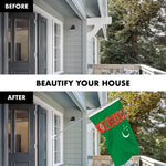 Load image into Gallery viewer, G128 Combo Pack: 6 Ft Tangle Free Spinning Flagpole (Silver) &amp; Turkmenistan Flag 3x5 Ft Printed 150D Polyester, Brass Grommets (Flag Included) Aluminum Flag Pole