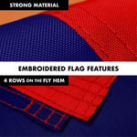 Load image into Gallery viewer, G128 Combo Pack: 6 Ft Tangle Free Aluminum Spinning Flagpole (Silver) &amp; Arizona AZ State Flag 3x5 Ft, ToughWeave Series Embroidered 300D Polyester  Pole with Flag Included