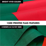 Load image into Gallery viewer, Combo Pack 6 Ft Tangle Free Spinning Flagpole Silver and Bangladesh Flag 3x5 Ft
