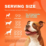 Load image into Gallery viewer, Hip &amp; Joint Health Supplement 180 Soft Chews Joint Supplement for Dogs with Glucosamine Chondroitin MSM Turmeric