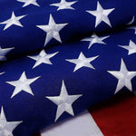 Load image into Gallery viewer, G128 American Flag  10x15 feet  Heavy Duty Spun Polyester 220GSM Embroidered Stars, Sewn Stripes, Tough, Durable, Indoor/Outdoor, Vibrant Colors, Brass Grommets, Premium US USA Flag