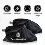 Load image into Gallery viewer, Slide Board Booties for Smooth Gliding (Reusable Washable)   Compatible with All Fitness Hockey Slideboards   Slip Over Shoe Design   One Size Fits All