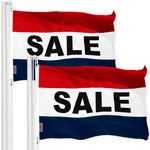 Load image into Gallery viewer, Sale Sign Flag 3x5 Ft 2Pack Printed 150D Polyester