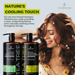 Load image into Gallery viewer, Tea Tree Shampoo and Conditioner Set with Castor Oil Rosemary Oil for Hair