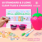 Load image into Gallery viewer, Pink Cinema Light Box with 312 Letters Emojis &amp; 3 Markers Led Light Box for Girl