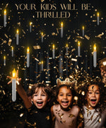 Load image into Gallery viewer, Flameless Floating Candles with Wand Remote 12 PCS Magic Deco Candles Hanging Candles with Remote Battery Operated 6.5  LED Candle Christmas &amp; Halloween Decorations