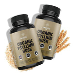 Load image into Gallery viewer, Zealthy Life   Psyllium Husk Capsules All Natural Psyllium Husk Fiber Psyllium Husk Capsule for Gut Health Non GMO &amp; Gluten Free 250 Vegan Capsules   Pack of 2
