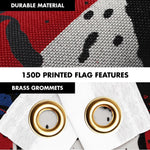 Load image into Gallery viewer, G128 Combo Pack: 6 Ft Tangle Free Aluminum Spinning Flagpole (Silver) &amp; 2nd Amendment American Flag 3x5 Ft, LiteWeave Pro Series Printed 150D Polyester  Pole with Flag Included