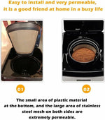 Load image into Gallery viewer, Reusable Coffee Filter Tone Basket GTF 10 12 14 Cup 612 Cup Cone Filters