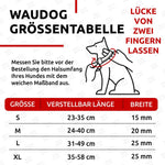 Load image into Gallery viewer, WAUDOG Nylon Dog Collar Adjustable Dog Collar for Large Dogs Small &amp; Medium Dogs Breakaway Puppy Collars for Large Breed Dogs Boy &amp; Girl Dog Collars with Durable Plastic Buckle and QR Dog Tag
