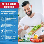 Load image into Gallery viewer, Testosterone Booster for Men Keto Vegan Total Male Test Supplement Tongkat Ali Horney Goat Weed Tribulus Terrestris D Aspartic Acid Boron Plus Zinc DHEA Enhance Max Mood Build Muscle Pills 90 Caps