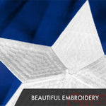 Load image into Gallery viewer, Puerto Rico Puerto Rican Flag 3x5 Ft 3Pack Embroidered Polyester By G128