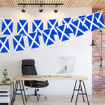 Load image into Gallery viewer, G128 Scotland Scottish Bunting Banner  Flag 8.2 x 5.5 Inch, Full String 33 Feet  Printed 150D Polyester, Decorations For Bar, School, Festival Events Celebration