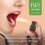Load image into Gallery viewer, B12 Liquid Spray Vitamin B12 Drops for Energy and Nerve Function Support 2 Fl Oz