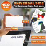 Load image into Gallery viewer, Pearl Color 150 Pcs Sublimation Blanks 3.4x 2.1 x0.0095 inch Double Sided Sublimation Business Card Blanks for Printing of Logos Nameplates and Custom Gifts Ultra Thin Aluminum Alloy Cards