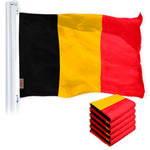Load image into Gallery viewer, Belgium Belgian Flag 3x5 Ft 5Pack 150D Printed Polyester By G128