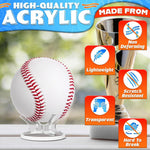 Load image into Gallery viewer, Acrylic Baseball Holder Baseball Display Stand Sturdy Transparent Design Easy to Assemble for Golf Ball Tennis Ball Softball Suitable for Home &amp; Office Display