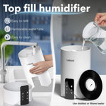 Load image into Gallery viewer, WiFi Control Humidifiers for Bedroom   Dual Mist (Cool &amp; Warm) ! Humidifier 4L