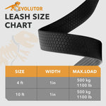 Load image into Gallery viewer, Orange Extra Heavy Duty Dog Leash 4 Ft x 1 in for Large Medium and Small Dogs