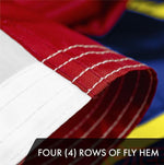 Load image into Gallery viewer, North Carolina State Flag 3x5 Ft 3Pack Embroidered Polyester By G128