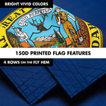 Load image into Gallery viewer, G128 Combo Pack: 6 Ft Tangle Free Aluminum Spinning Flagpole (Black) &amp; Idaho ID State Flag 3x5 Ft, LiteWeave Pro Series Printed 300D Polyester  Pole with Flag Included