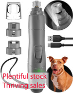 Load image into Gallery viewer, Dog Nail Grinder with LED Light Grey Rechargeable for Large Medium &amp; Small Dogs