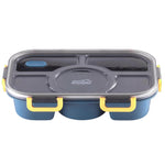 Load image into Gallery viewer, Blue Bento Box Simple &amp; Easy Leak Proof BPA Free 5 Compartment 50 Ounces