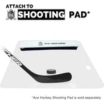 Load image into Gallery viewer, Rapid Rebounder 24 inch Double Sided Hockey Passer Puck Rebounder Passing &amp; Shooting Trainer for One Timers Hockey Training Equipment Easy Setup Screws &amp; Stickers Included White