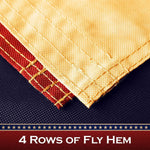 Load image into Gallery viewer, G128 10 Pack: Texas TeaStained Flag  3x5 Ft  ToughWeave Pro Series Pole Sleeve Embroidered 420D Polyester  Embroidered Design, Indoor/Outdoor, High Quality, NO Flagpole Included