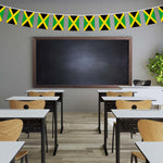 Load image into Gallery viewer, G128 Jamaica Jamaican Bunting Banner  Flag 8.2 x 5.5 Inch, Full String 33 Feet  Printed 150D Polyester, Decorations For Bar, School, Festival Events Celebration